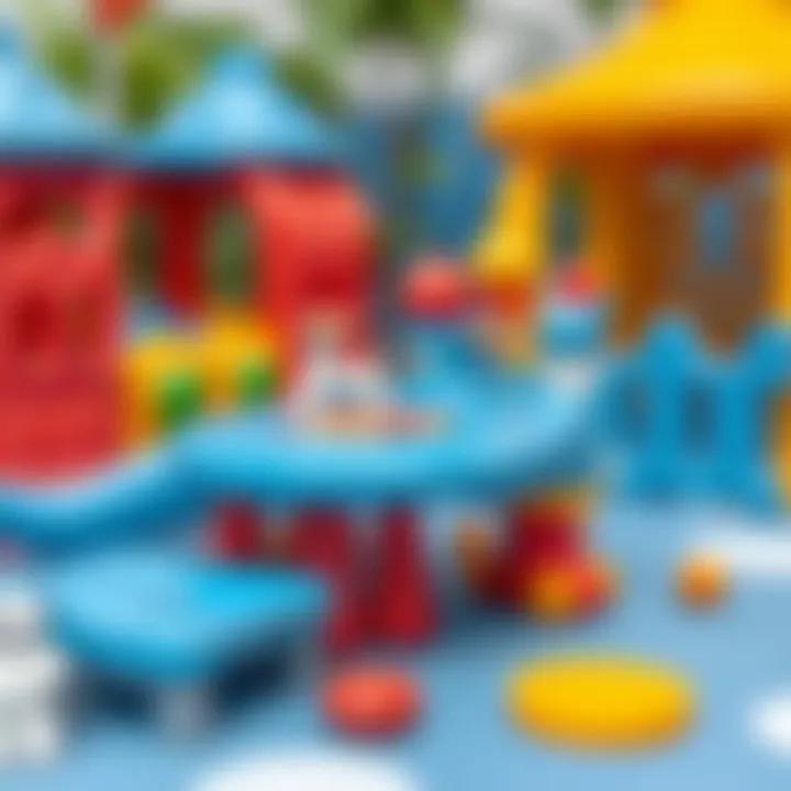 Educational Interaction in Play Areas Educational and interactive features of a play area