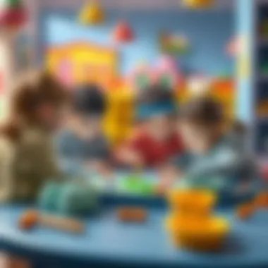 Children engaging with Play-Doh Touch in a playful environment