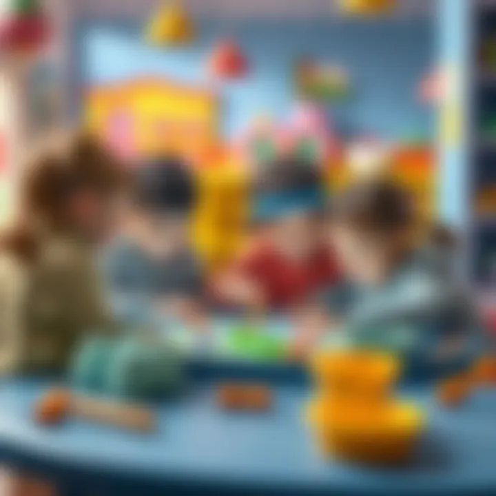 Children engaging with Play-Doh Touch in a playful environment