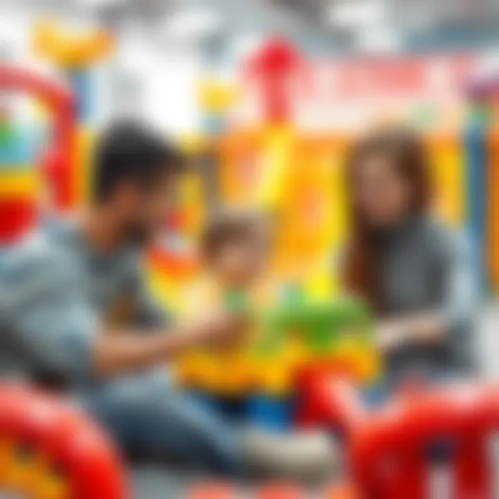 Parental Supervision in Play Zones Parents supervising kids in a play zone