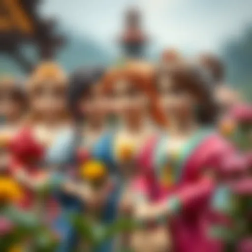 Historical Representation of Princesses A historical depiction of princesses in various cultures