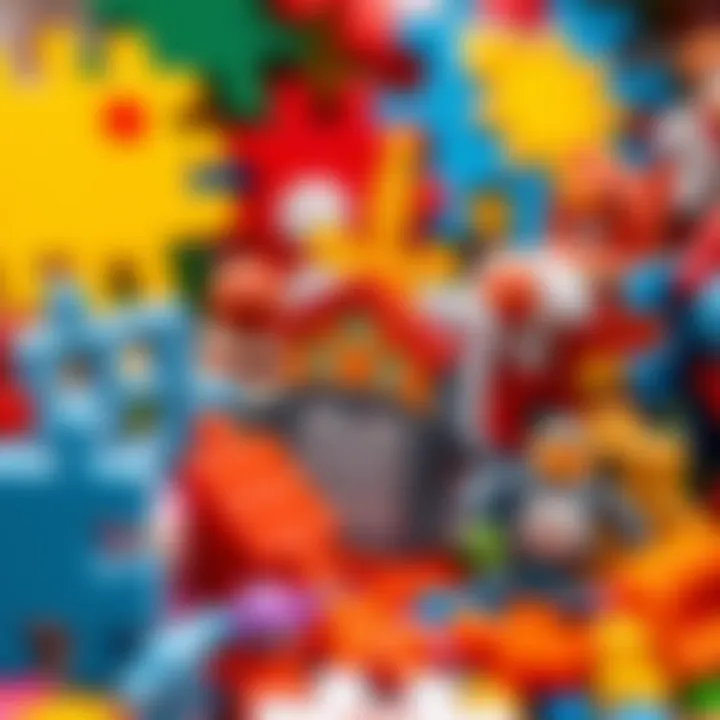 Diverse Designs in Completed Puzzles An array of completed puzzles, highlighting different designs and themes.