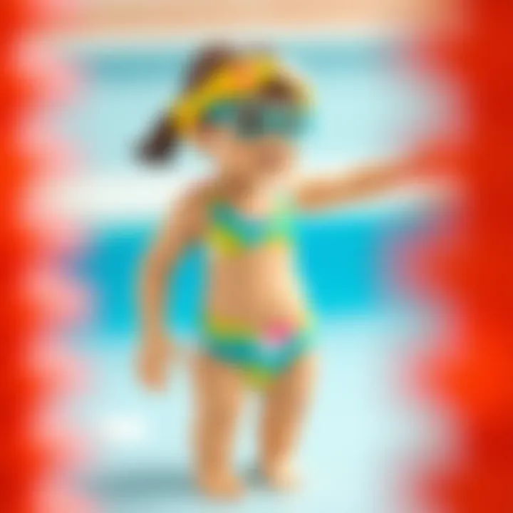 Safety features in children's swimwear