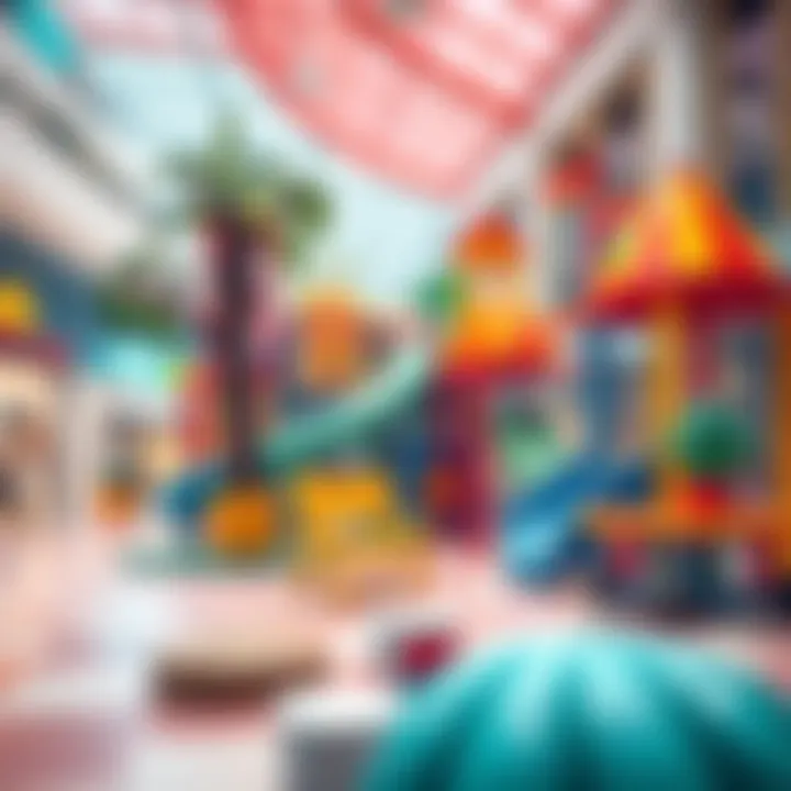 Safety and Vibrancy in Play Spaces A safe and vibrant play area in a shopping center