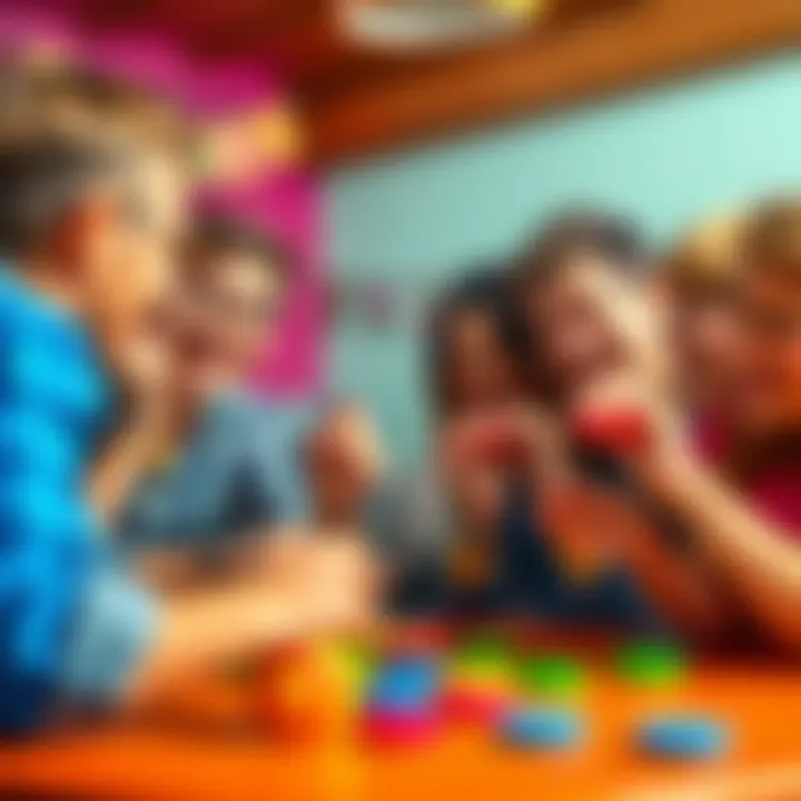 Joyful Skip Bo Experience A joyful group enjoying a game of Skip Bo