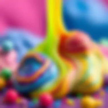 Creative slime variations and textures