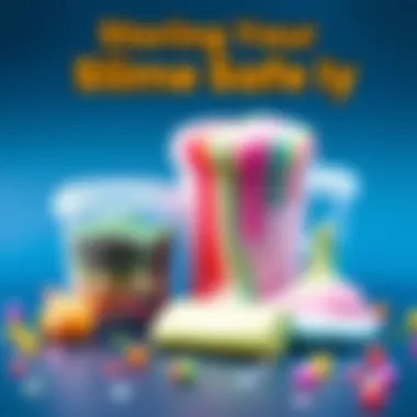 Safe storage containers for slime