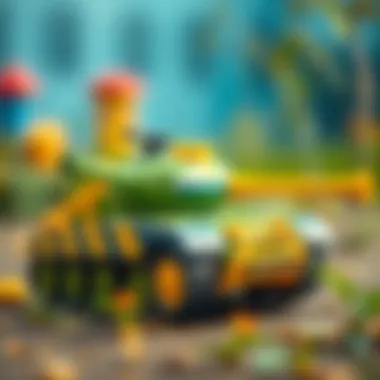 Educational tank toy that promotes learning