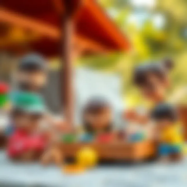 Diverse age groups enjoying the Trabzon Set during playtime