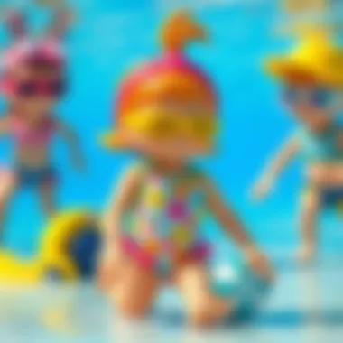 Trendy swimsuits for active kids