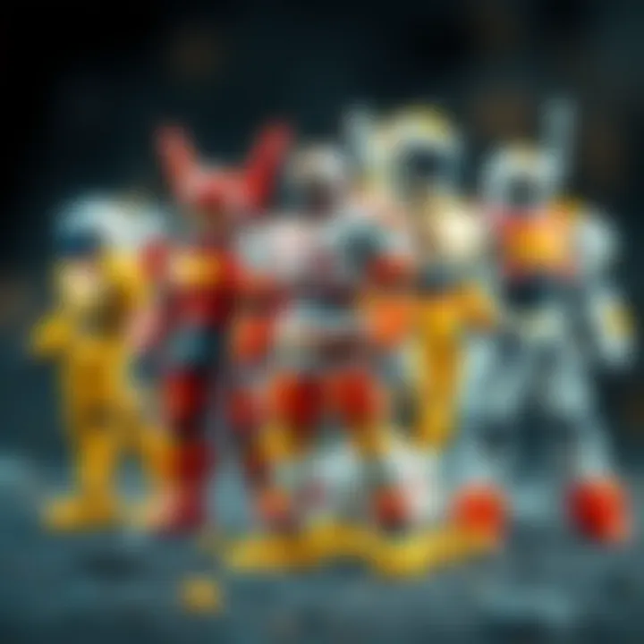 A comparison of different types of space robots used in various missions