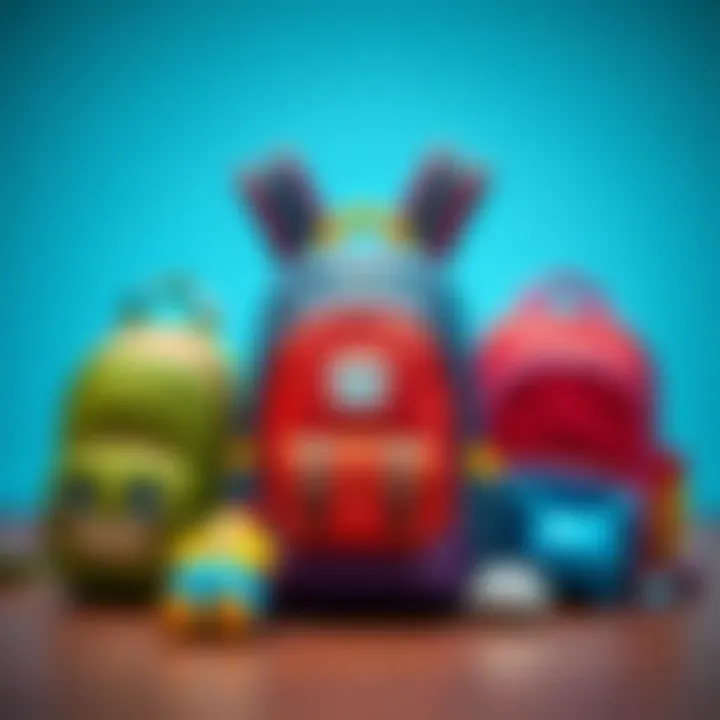 Different types of backpacks showcasing variety in design