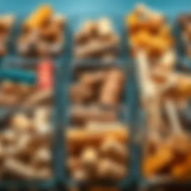 Exploring Different Wood Finishes Variety of wood finishes displayed in containers