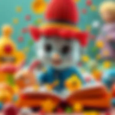 Imagination Unleashed Colorful illustrations from a children's book