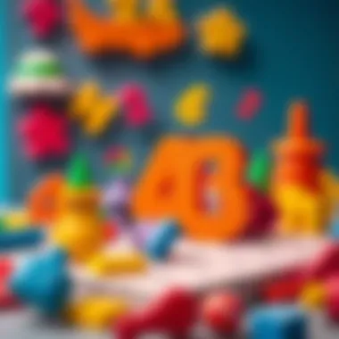 Visual representation of multiplication concepts