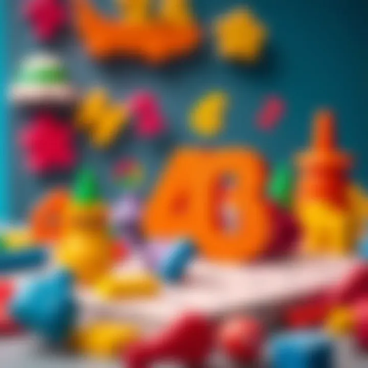 Visual representation of multiplication concepts