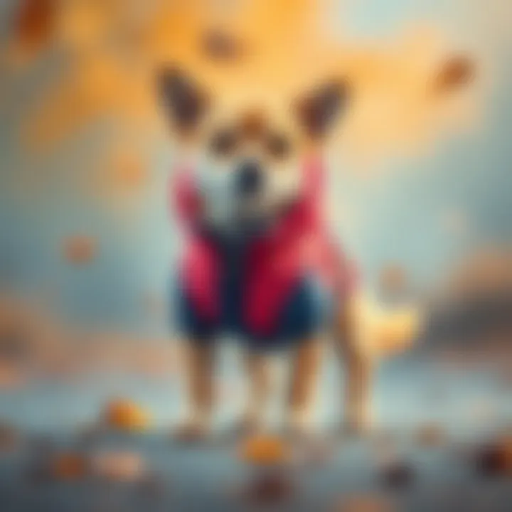 Functional dog clothing for various weather conditions