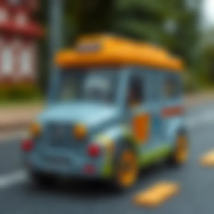 Safety standards displayed for road set toys